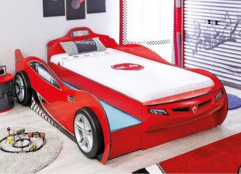 CARBED Кровать-машина Coupe с выдвижной кроватью Red 20.03.1306.00 в Плотниково - plotnikovo.mebel54.com | фото