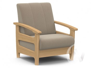 Кресло для отдыха Омега (бук лак/CATANIA LATTE) в Плотниково - plotnikovo.mebel54.com | фото