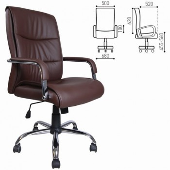 Кресло офисное BRABIX Space EX-508 (коричневый) в Плотниково - plotnikovo.mebel54.com | фото