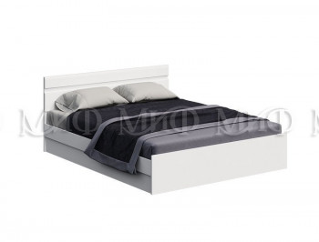 Кровать Нэнси New 1,4м (Белый/белый глянец) в Плотниково - plotnikovo.mebel54.com | фото