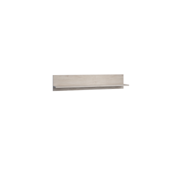 Полка навесная Саманта Дуб харбор белый в Плотниково - plotnikovo.mebel54.com | фото