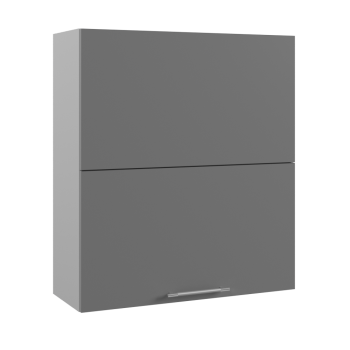 Ройс ВПГПМ 800 Шкаф верхний высокий Blum Aventos HF (Графит софт/корпус Серый) в Плотниково - plotnikovo.mebel54.com | фото